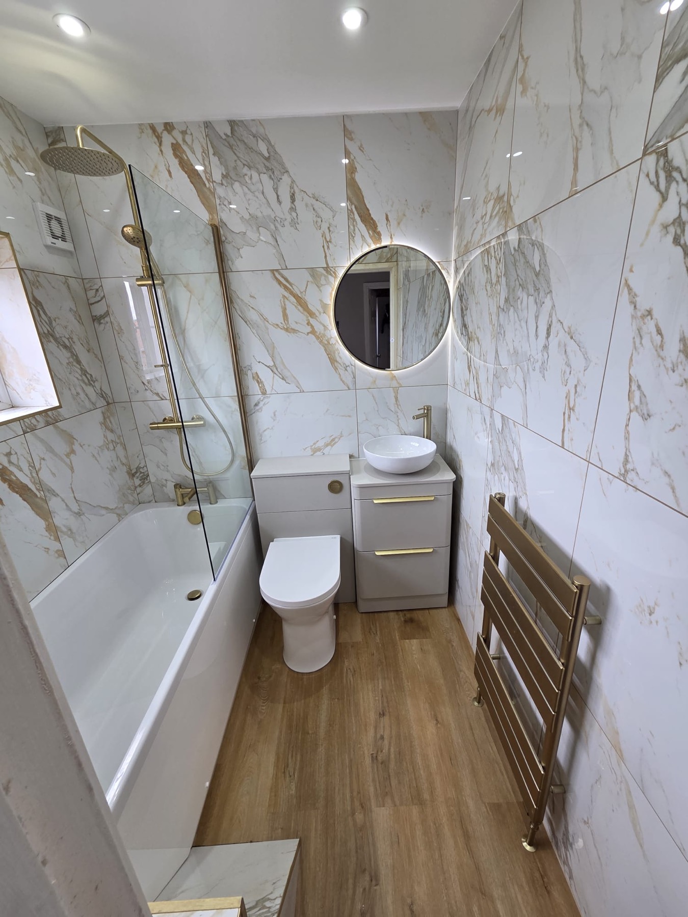 Luxury bathroom renovation by Mills Property Maintenance