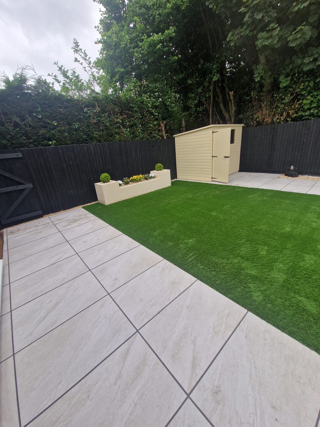 Completed Garden Patio