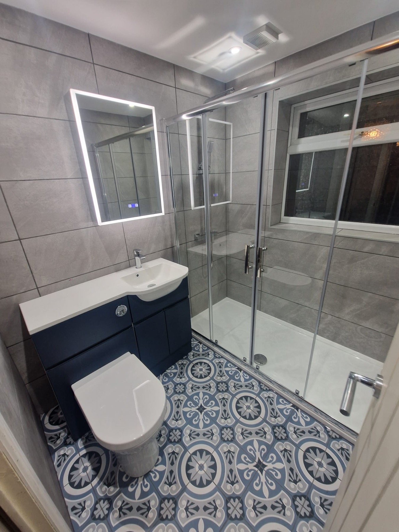 Floor Tiling Project Telford — Porcelain Tiles